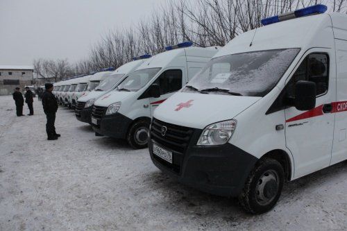 В больницы региона поступило 17 новых машин скорой помощи