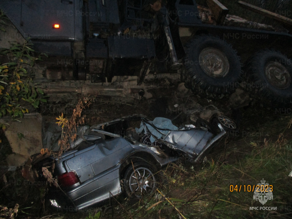 В Ярославской области в ДТП с лесовозом погибли водитель и пассажир легковушки