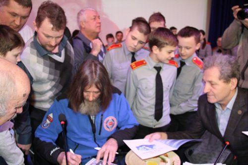 Путешественник Федор Конюхов встретился с жителями Рыбинска 