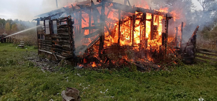 В Брейтовском округе при пожаре в жилом доме погиб мужчина