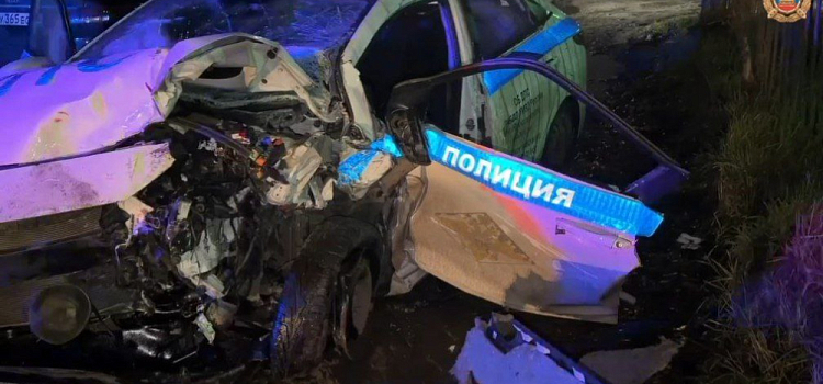 В Ярославле произошла авария при участии автомобиля ДПС