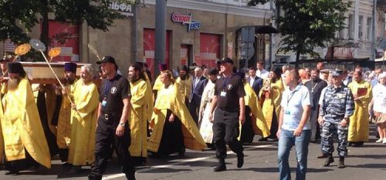 В Рыбинске встретили мощи святого праведного война Федора Ушакова