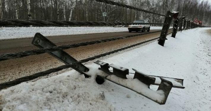 Виновники ДТП оплатят ремонт ограждения на окружной дороге в Рыбинске