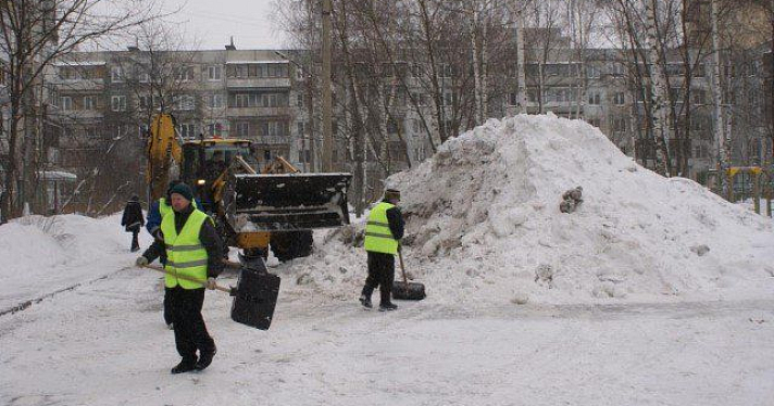 В Ярославле убрали снег «по-новому»