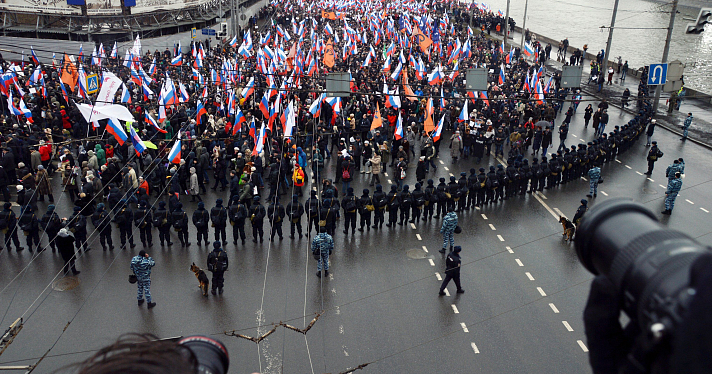 Ярославцы приняли участие в московском марше памяти Бориса Немцова_24618