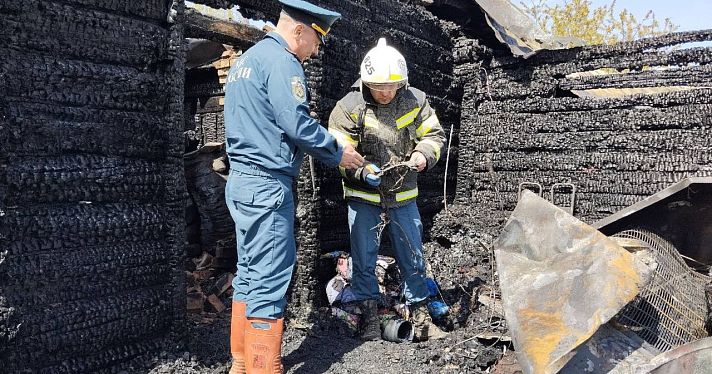 В МЧС назвали причины пожара в селе Ярославской области, унёсшего жизни пенсионера и его внука_272750