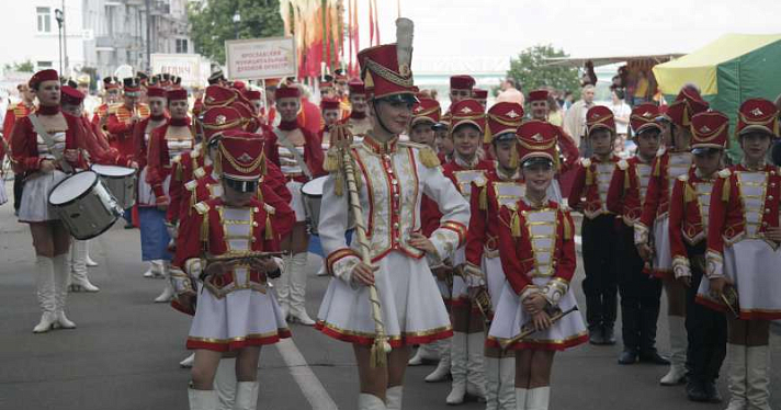 В Ярославле состоялся марш-парад духовых оркестров