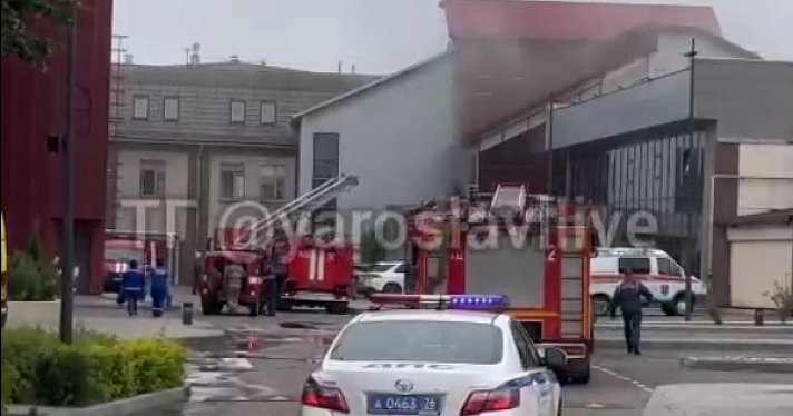 В центре Ярославля в фитнес-клубе случился пожар