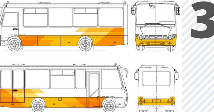 Ярославцам предложили выбрать вариант оформления областных автобусов_162895