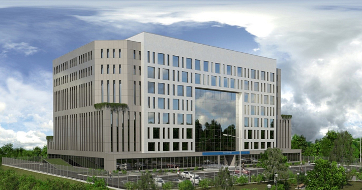 В Ярославле обустроили фасад нового здания для налоговой