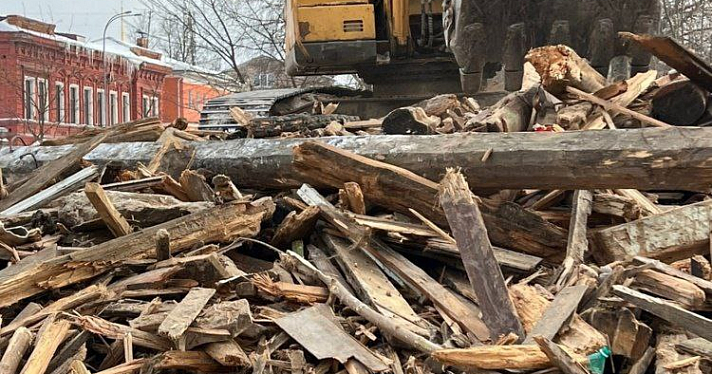 По факту сноса старинного деревянного здания в Рыбинске возбуждено уголовное дело_234527