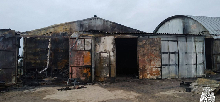 В Ярославской области сгорел склад с картофелем