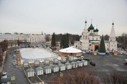 «Катку в этом году быть». В мэрии Ярославля сообщили, когда откроют каток на Советской площади