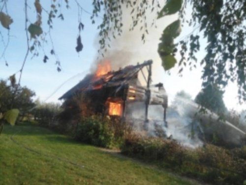 В Переславском районе сгорел дачный дом: есть пострадавший 