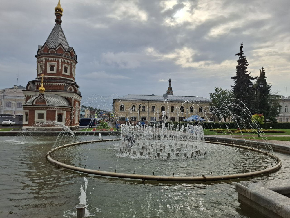 Купался и ругался: в центре Ярославля полицейские выловили из фонтана мужчину