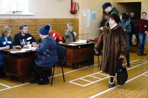 Явка на президентских выборах в Ярославской области в 12 часов составила 26,46%