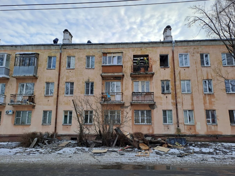 Власти Ярославля помогут жителям дома, пострадавшего от взрыва бытового газа