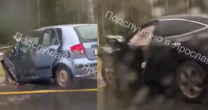Под Ярославлем в ДТП двух иномарок погибла женщина