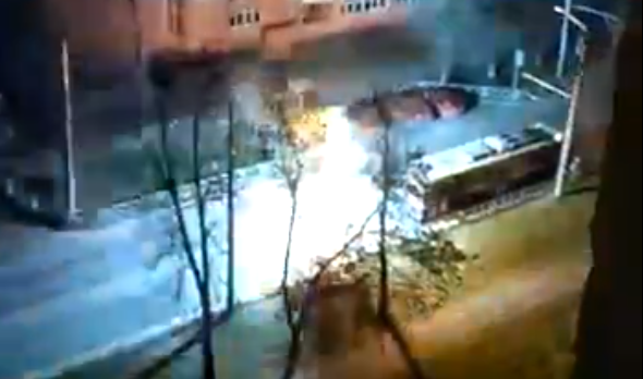 В Ярославле загорелись троллейбусные провода | 15.11.22 | Яркуб