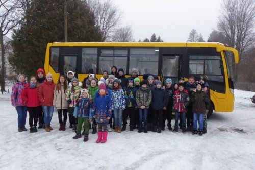В Некоузском районе Борковской школе подарили автобус 