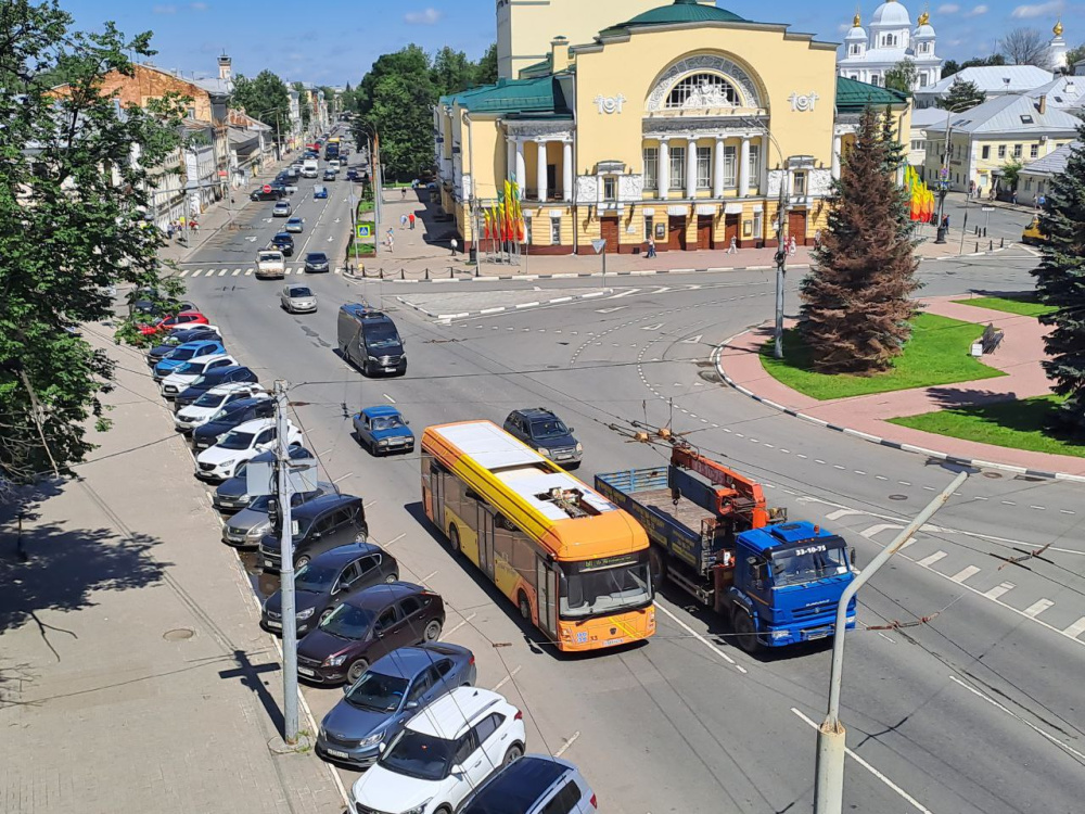 В Ярославле у электробуса № 50 существенно изменится схема движения