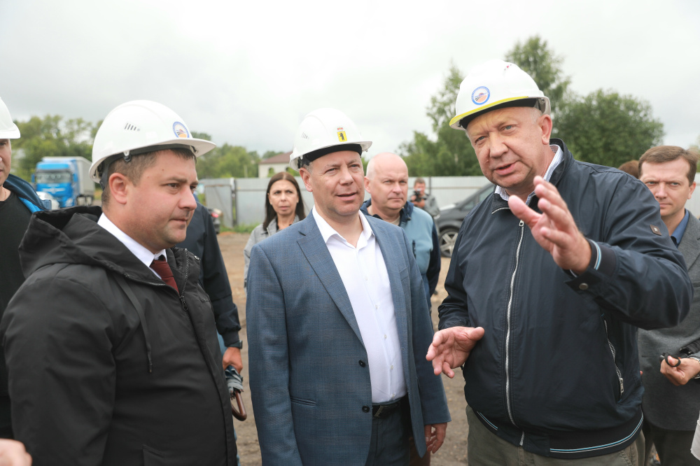 Губернатор проинспектировал строящиеся объекты в Переславле