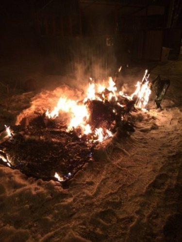 На улице Ньютона в Ярославле сгорели мусорные контейнеры
