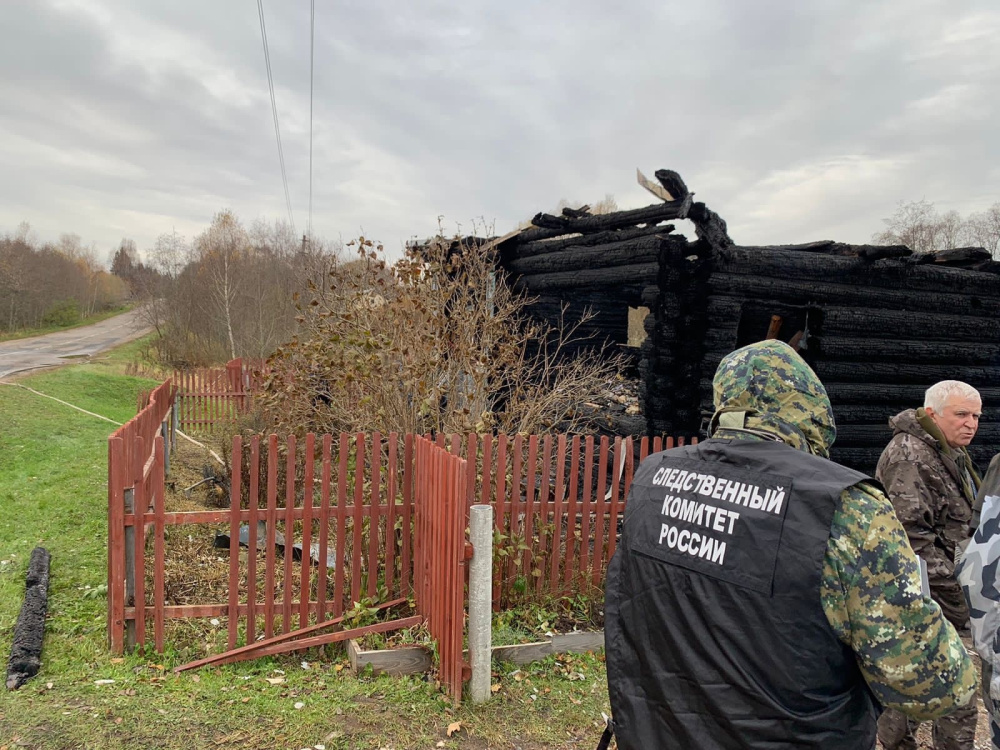 В Ярославской области при пожаре погибла семья с ребенком