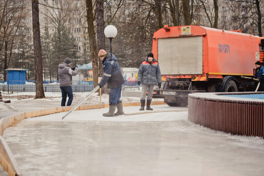 В Юбилейном парке Ярославля попробуют открыть каток