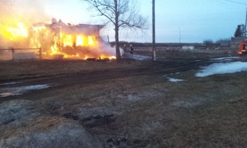 В Тутаевском районе сгорел дачный дом 