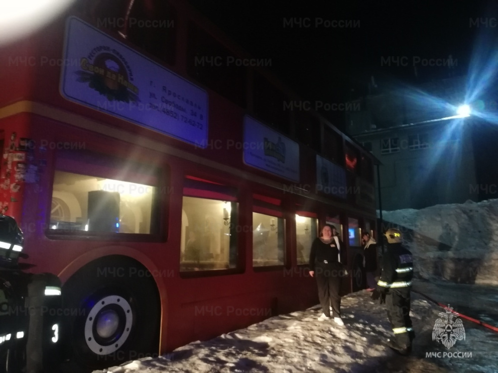 В ярославском питейном заведении случился пожар
