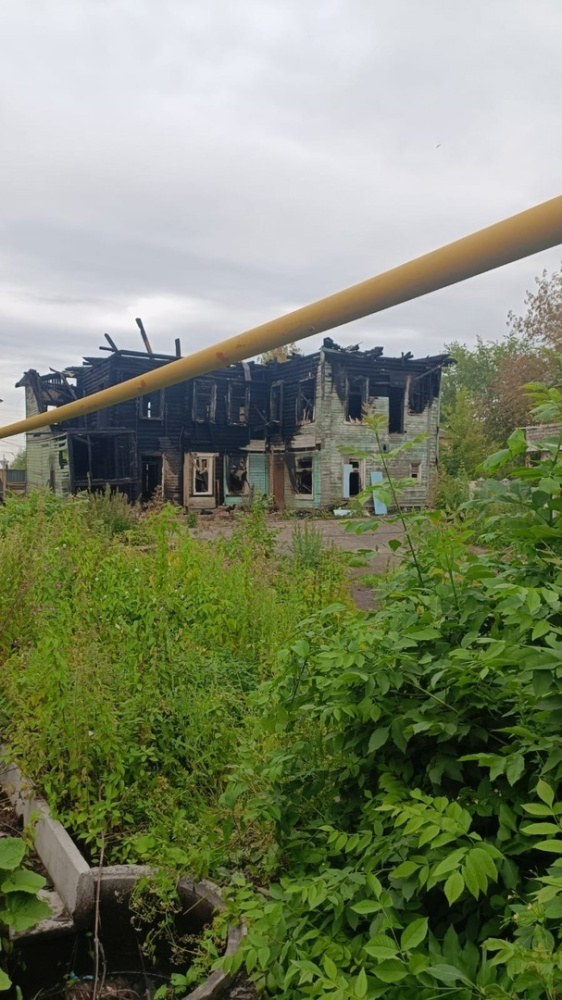 В Ярославской области сгорел памятник деревянного зодчества