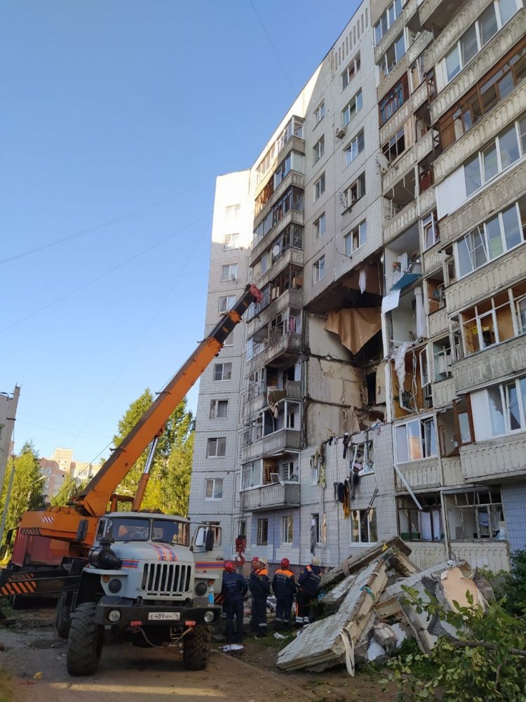 Взрыв в многоэтажке в Ярославле произошёл из-за утечки бытового газа 