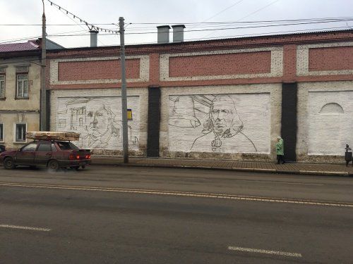 В Ярославле на проспекте Октября появятся граффити-портреты известных предпринимателей