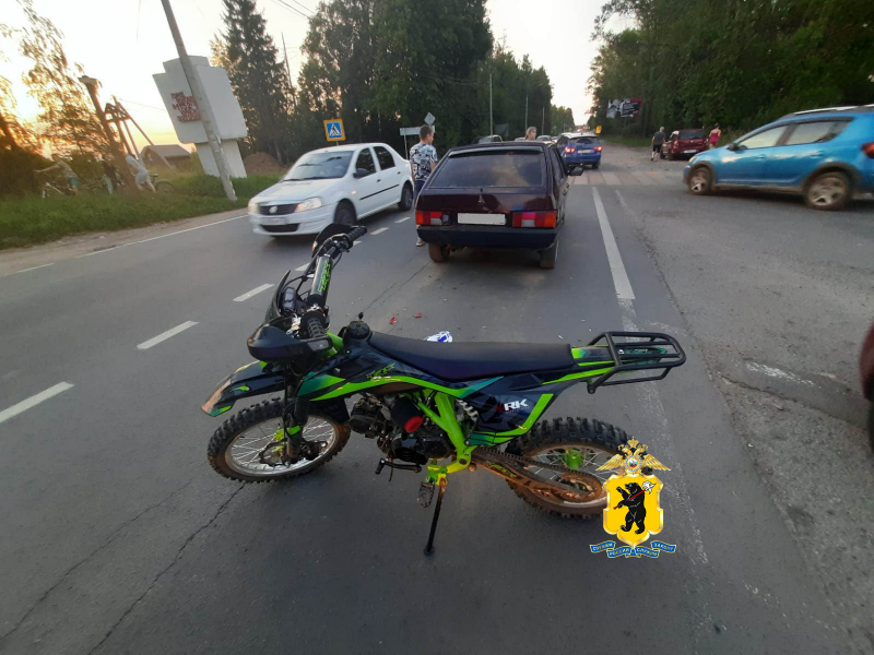 В ДТП с мотоциклом в Переславле-Залесском пострадал подросток
