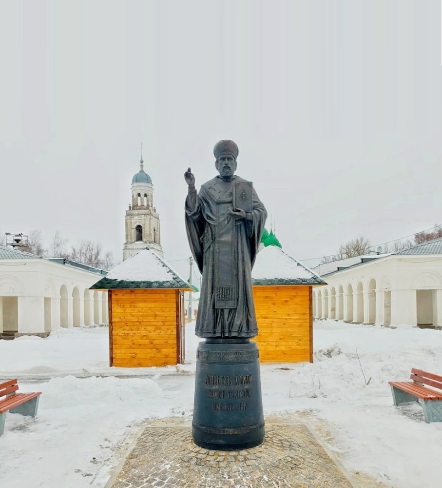 В Ярославской области появился памятник Николаю Чудотворцу