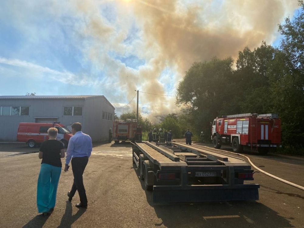 В Ярославле следят за состоянием воздуха из-за пожара на полигоне «Скоково»