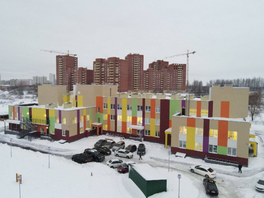 В Дзержинском районе Ярославля ввели в эксплуатацию новый детский сад