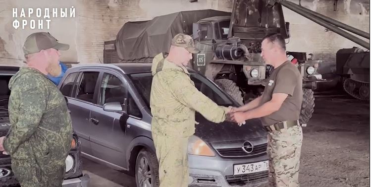 Ярославцы из военной полиции получили «Газель» для подвоза боекомплектов