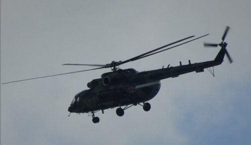 Над Ярославлем кружит вертолет Минобороны