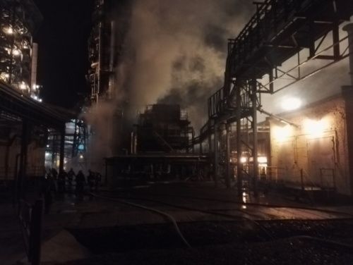 В Ярославле на территории НПЗ произошел пожар