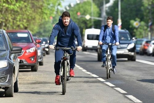 Владимир Слепцов и его подчиненные снова поедут на работу на велосипеде