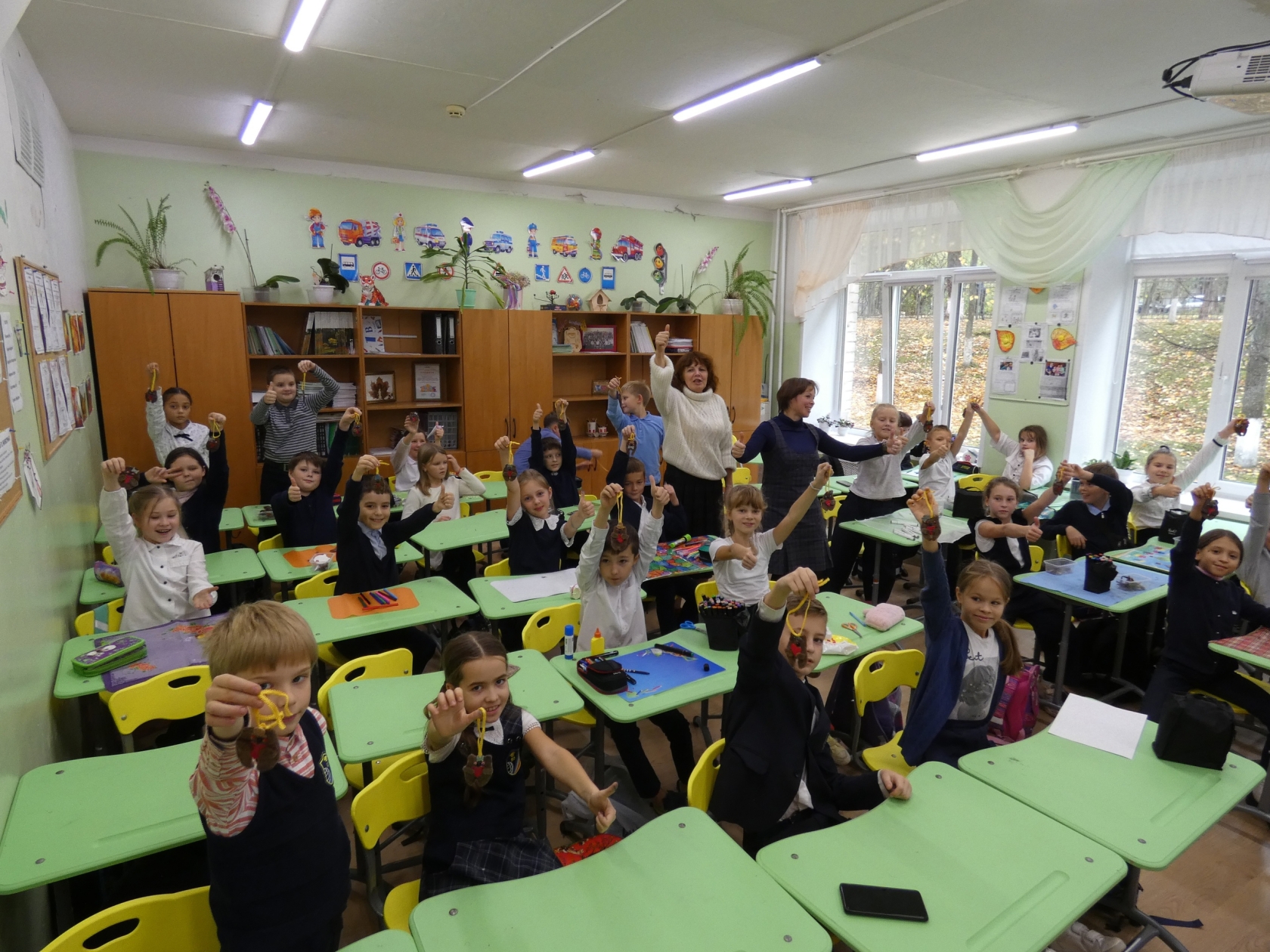 Мастерицы из «Юрьевского» провели для школьников мастер-класс по изготовлению войлочной игрушки