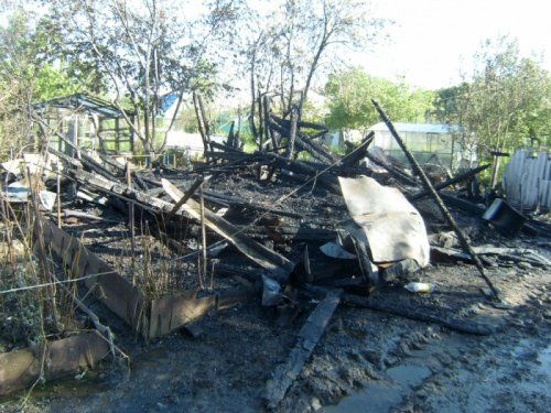 В Тутаевском районе дотла сгорел дачный дом 