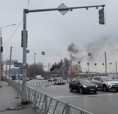 В Ярославле сгорел еще один светофор