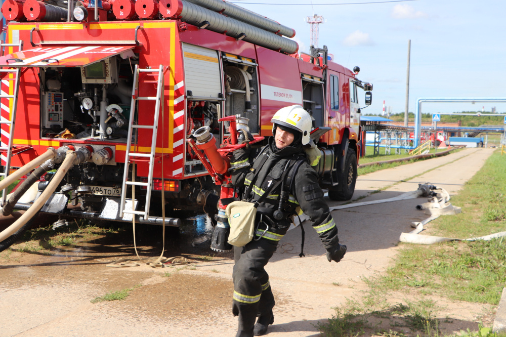 ООО «Транснефть – Балтика» провело плановое пожарно-тактическое учение на ЛПДС «Ярославль»