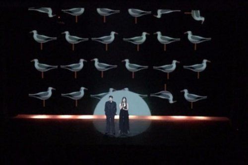 Дмитрий Миронов посетил спектакль Волковского театра «Чайка. Эскиз» на фестивале «Золотая маска»