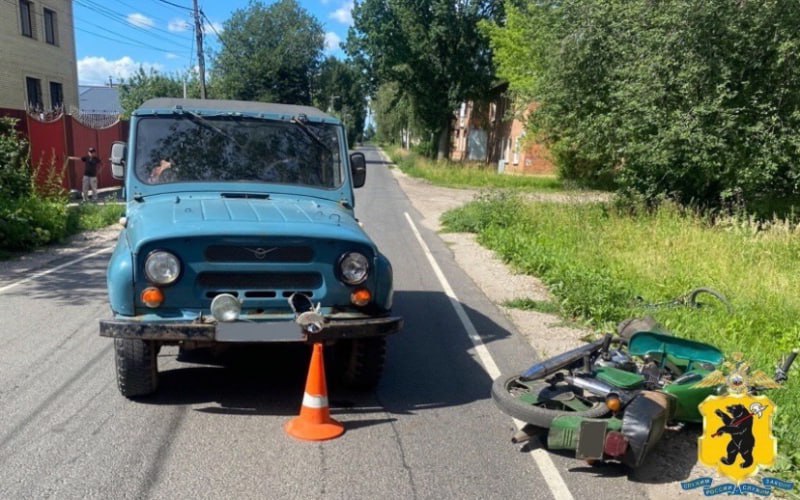 В Ярославле два подростка на мотоцикле пострадали в ДТП 