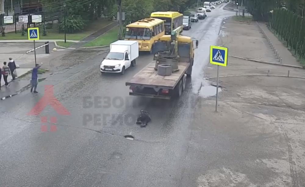 Попала в слепую зону: в Ярославле грузовик сбил пожилую женщину
