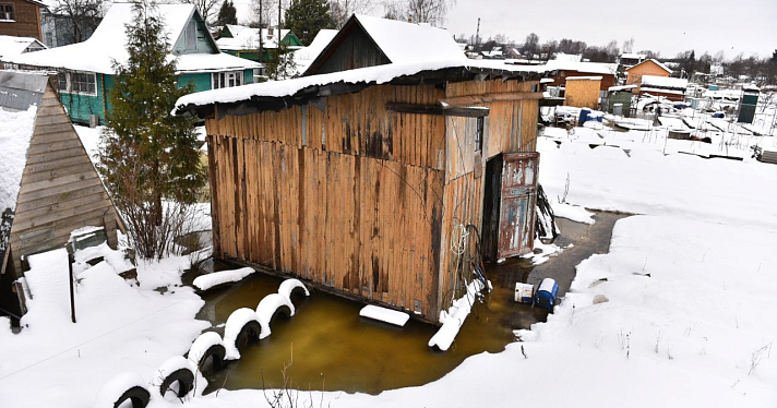В Ярославской области паводки могут затопить дачные участки